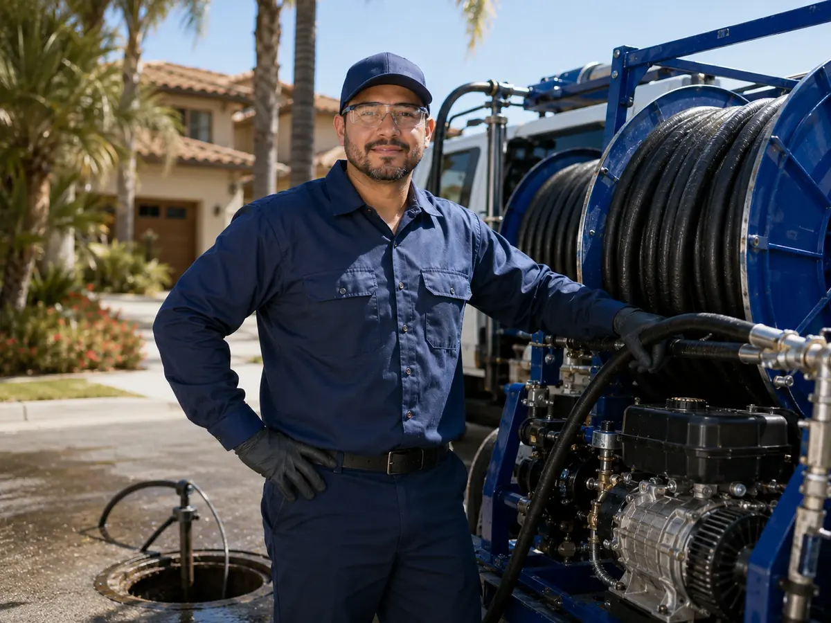 Hydro jet sewer cleaning in Maricopa