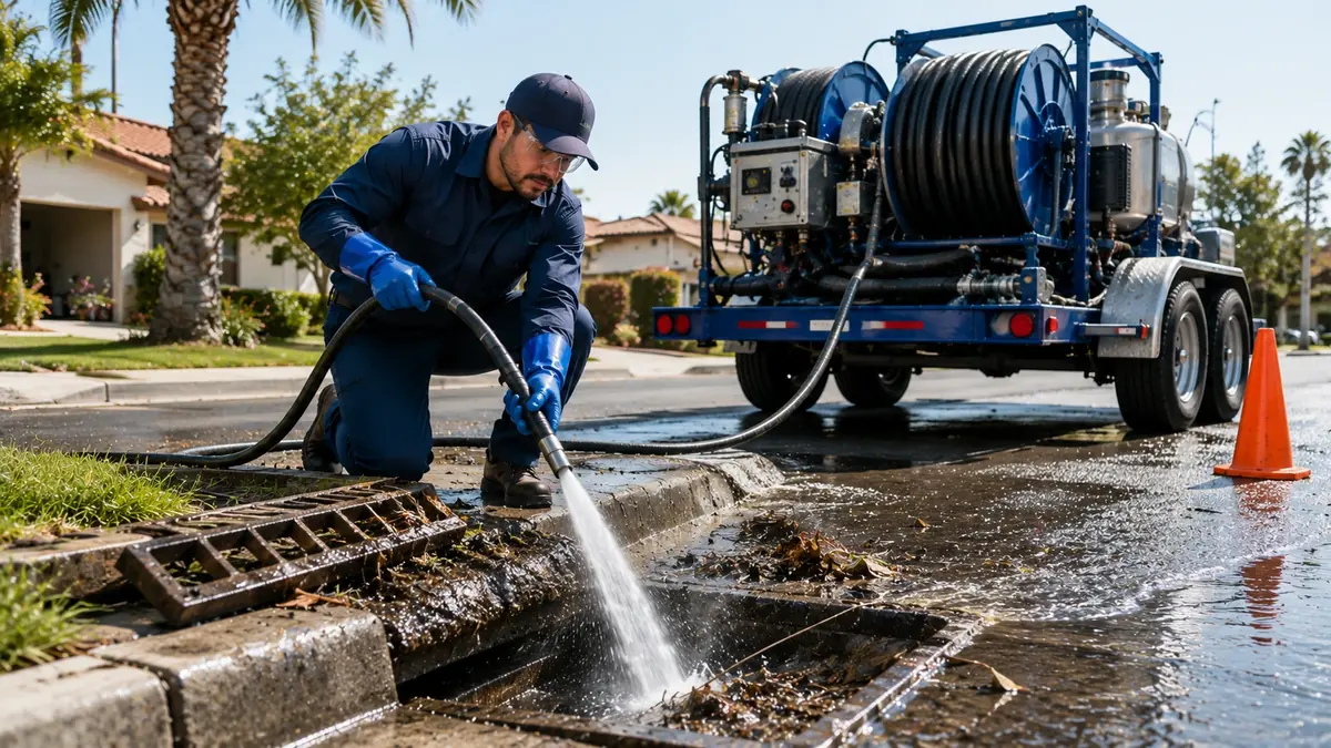 Storm Drain Hydro Jet Cleaning in Maricopa